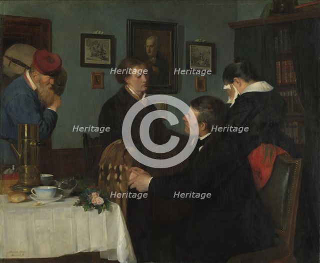 The Farewell, 1878. Creator: Harriet Backer.