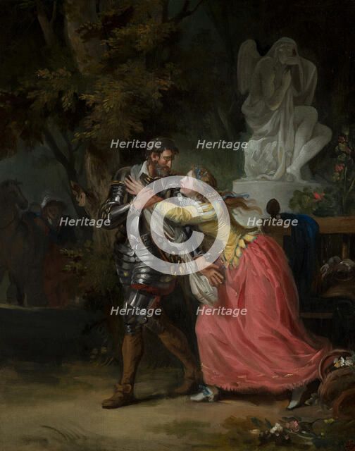 The Farewell of Henry IV and Gabrielle d'Estrées. Creator: Vincent, François André (1746-1816).