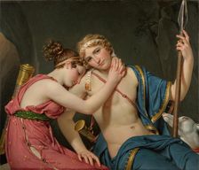The Farewell of Telemachus and Eucharis, 1818. Creator: Jacques-Louis David