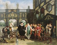 The farewell of Van Dyck, 1814. Creator: Brée, Philippe Jacques van (1786-1871)