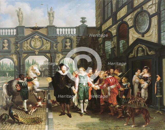 The farewell of Van Dyck, 1814. Creator: Brée, Philippe Jacques van (1786-1871).