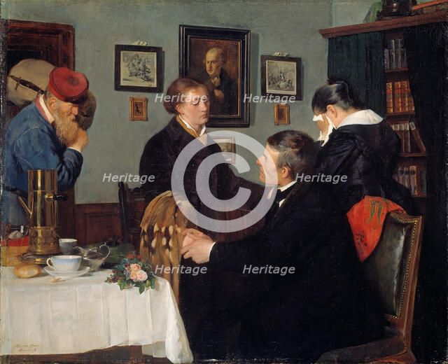 The Farewell. Artist: Backer, Harriet (1845-1932)