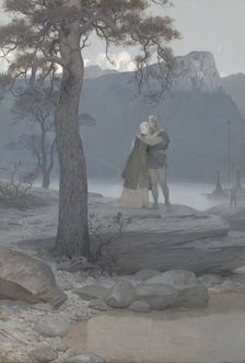 The Farewell (from Frithiof's saga), 1880s. Creator: Johan August Malmström