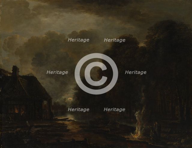 The Farrier, early or mid-1650s. Creator: Aert van der Neer.