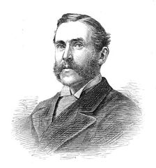 The Fatal Disaster with a Balloon: Mr. Walter Powell, M.P. for Malmesbury, 1881. Creator: Unknown