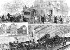 The Fatal Railway Collision at Blackburn, 1881. Creator: Unknown