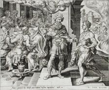 The Fate of the Man who Came without a Wedding Garment, 1559. Creator: Dirck Volkertsen Coornhert