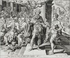 The Fate of the Man who Came without a Wedding Garment, 1559. Creator: Dirck Volkertsen Coornhert