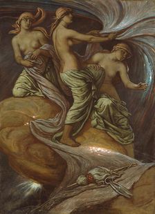 The Fates Gathering in the Stars, 1887. Creator: Elihu Vedder