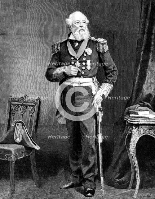 The Father of the Fleet: Admiral Sir Provo Wallis, G.C.B., now in his hundredth year, 1890. Creator: R. Taylor.