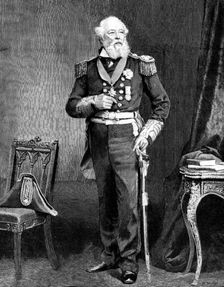 The Father of the Fleet: Admiral Sir Provo Wallis, G.C.B., now in his hundredth year, 1890. Creator: R. Taylor