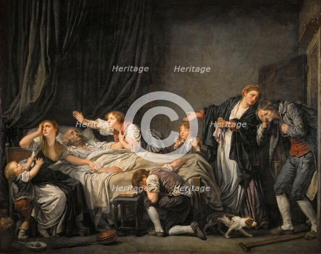 The Father's Curse: The Son Punished. Artist: Greuze, Jean-Baptiste (1725-1805)