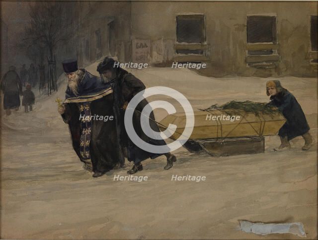 The father's funeral , 1918-1923.