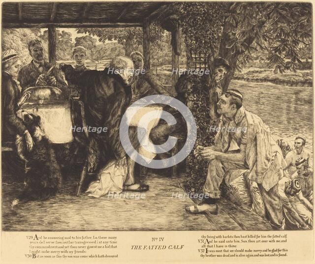 The Fatted Calf, 1882. Creator: James Tissot.