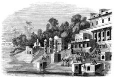 The favourite wife of Afzul Khan preparing for the suttee 1847. Artist: Giles