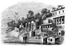 The favourite wife of Afzul Khan preparing for the suttee 1847. Artist: Giles