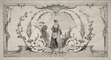 The Favorite of Flora, Arabesque. Creator: Jean Moyreau (French, 1690-1762)