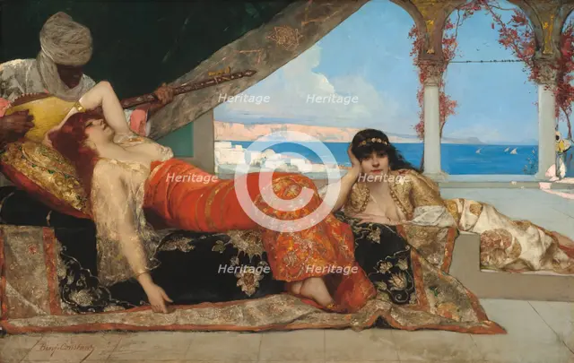 The Favorite of the Emir, c. 1879. Creator: Jean Joseph Benjamin Constant.