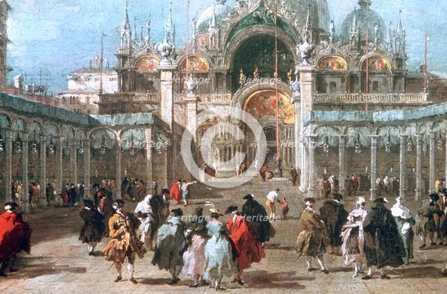 'The Feast of Ascension in the Piazza San Marco', c1775. Artist: Francesco Guardi