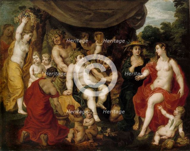 The feast of Bacchus, 1615-1637. Creator: Johannes Rottenhammer the elder.
