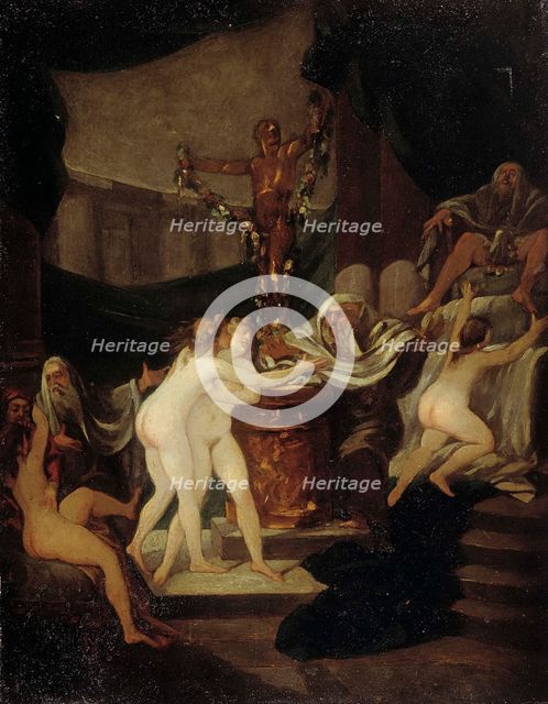 The Feast of Bacchus, 1780-1850. Creator: Alexandre-Evariste Fragonard.