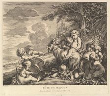 The Feast of Bacchus, ca. 1738. Creator: Pierre Alexandre Aveline