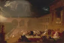 The Feast of Belshazzar, 1820. Creator: Martin, John (1789-1854)