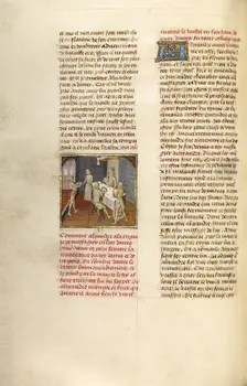 The Feast of Darius in Honor of Alexander the Great; Miroir Historial, about 1475. Creator: Unknown