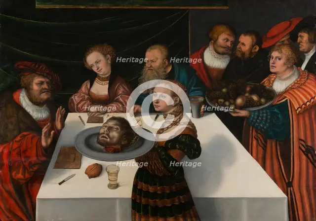The Feast of Herod, 1533. Creator: Lucas Cranach the Elder.
