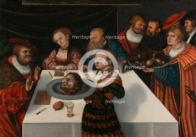 The Feast of Herod, 1533. Creator: Lucas Cranach the Elder.