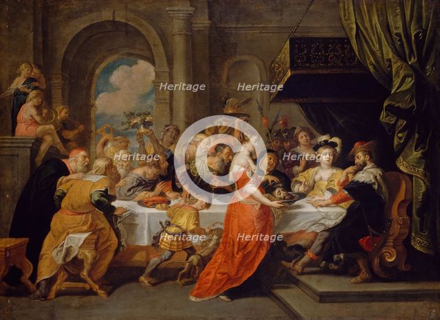 The Feast of Herod, 1640-1690. Creator: David Teniers II.