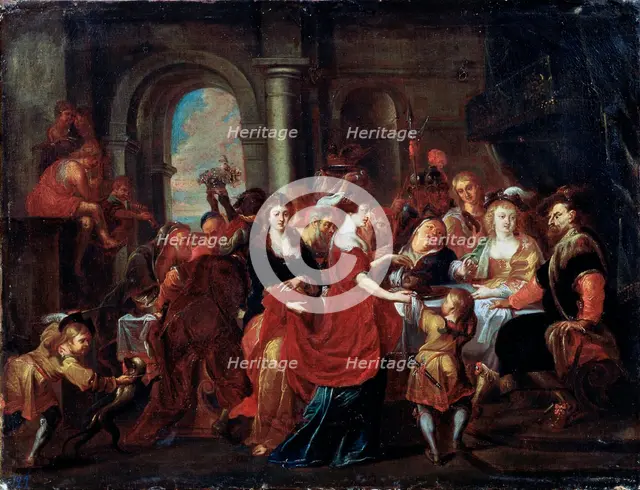 'The Feast of Herod', 17th century.  Artist: Abraham Jansz van Diepenbeeck