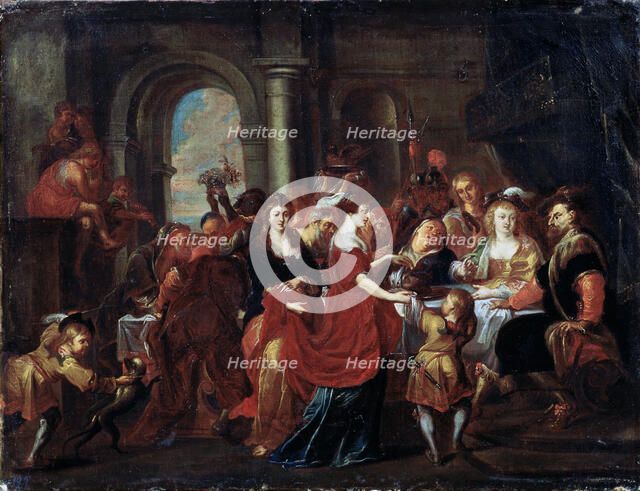 'The Feast of Herod', 17th century.  Artist: Abraham Jansz van Diepenbeeck