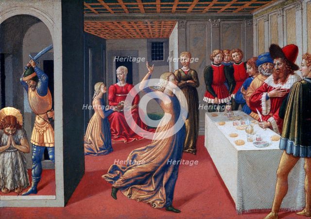 'The Feast of Herod and the Beheading of Saint John the Baptist', 1461-1462. Artist: Benozzo Gozzoli