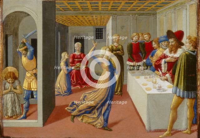 The Feast of Herod and the Beheading of Saint John the Baptist, 1461-1462. Creator: Benozzo Gozzoli.