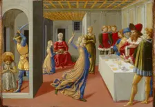 The Feast of Herod and the Beheading of Saint John the Baptist, 1461-1462. Creator: Benozzo Gozzoli