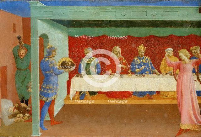 The Feast of Herod and the Beheading of Saint John the Baptist, ca 1430. Artist: Angelico, Fra Giovanni, da Fiesole (ca. 1400-1455)
