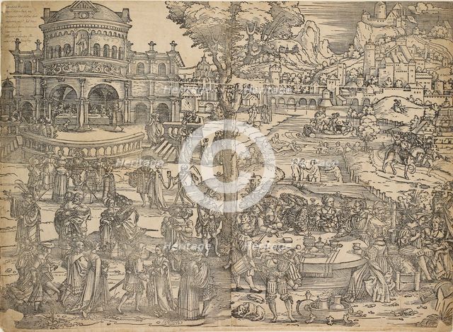 The feast of Herod, early 16th century. Artist: Sebald Beham.