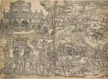 The feast of Herod, early 16th century. Artist: Sebald Beham