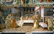 The Feast of Herod (Stories of Saint Stephen and Saint John the Baptist), Between 1452 and 1465. Creator: Lippi, Fra Filippo (1406-1469)