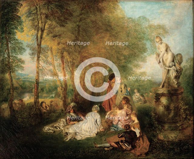 The Feast of Love, ca. 1718-1719. Artist: Watteau, Jean Antoine (1684-1721)