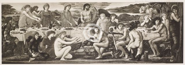 The Feast of Peleus, c1872, (1900). Creator: Unknown.