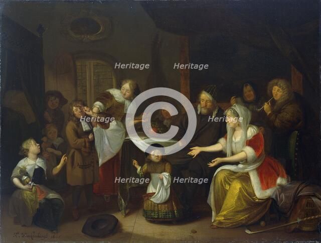 The Feast of St Nicholas, 1685. Creator: Richard Brakenburgh.