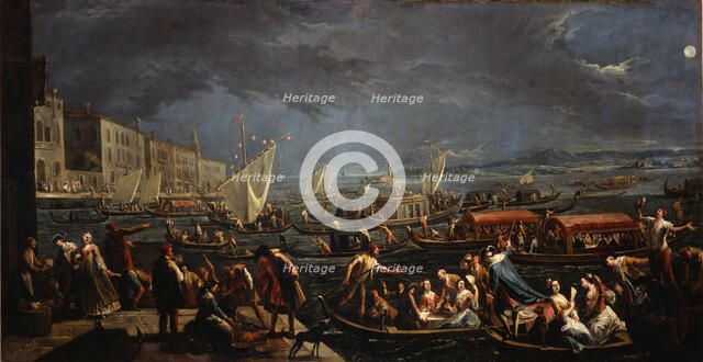 The feast of Saint Martha in Venice (La Sagra di Santa Marta), 1750-1755. Creator: Diziani, Gaspare (1689-1767).