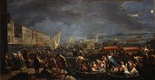 The feast of Saint Martha in Venice (La Sagra di Santa Marta), 1750-1755. Creator: Diziani, Gaspare (1689-1767)
