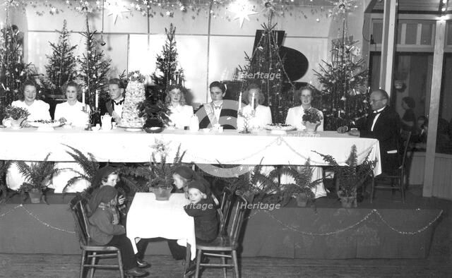 The feast of Saint Lucia, Queen of Light, Trelleborg, Sweden, 1942. Artist: Unknown