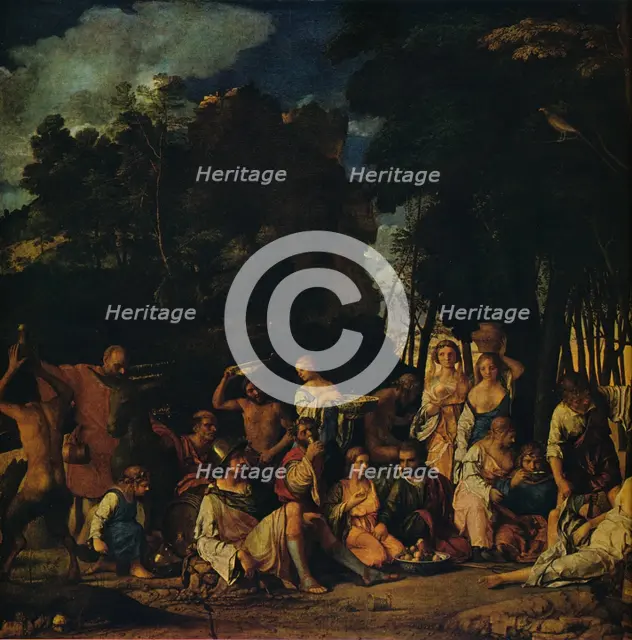 'The Feast of the Gods', 1514-1529. Artist: Giovanni Bellini.