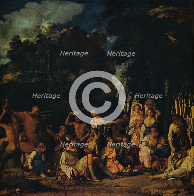'The Feast of the Gods', 1514-1529. Artist: Giovanni Bellini.