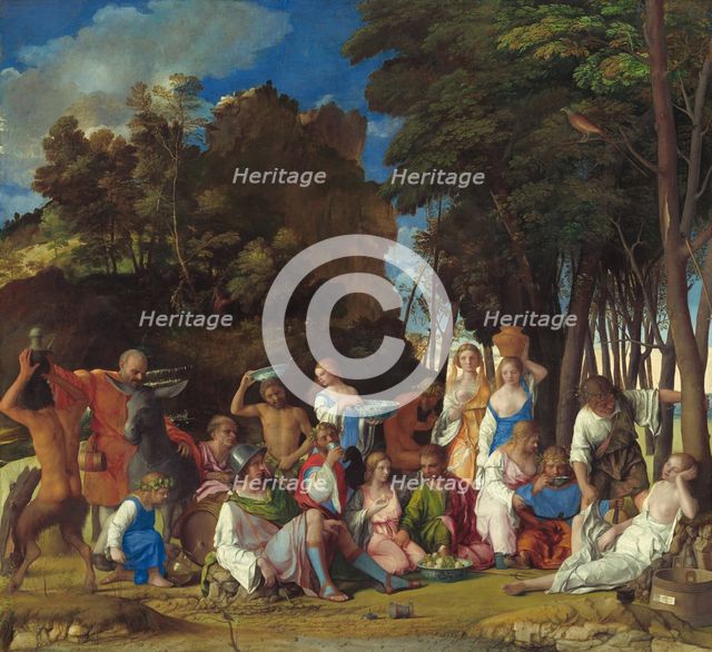The Feast of the Gods, 1514/1529. Creator: Giovanni Bellini.