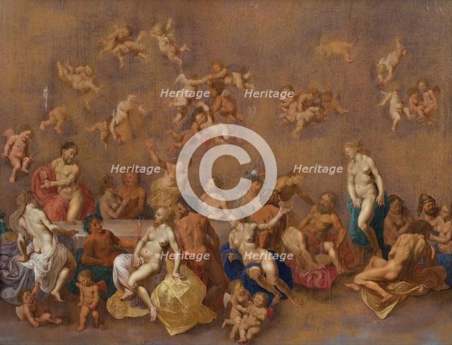 The Feast of the Gods, 1600s. Creator: Poelenburgh, Cornelis, van (1594/95-1667).